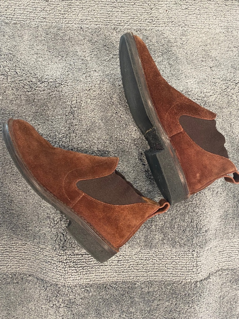 John Varvatos suede boots